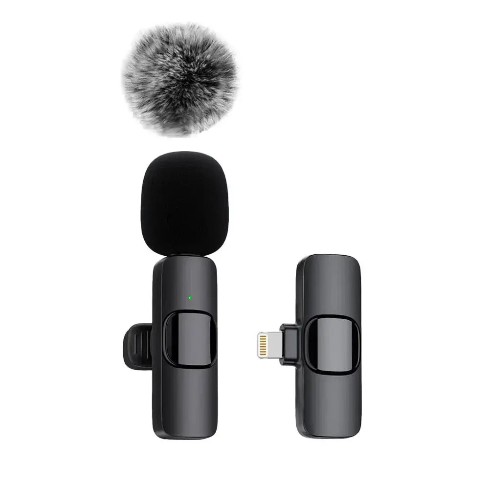 Mini Mic Pro Lavalier Wireless Microphones With Noise Cancelling