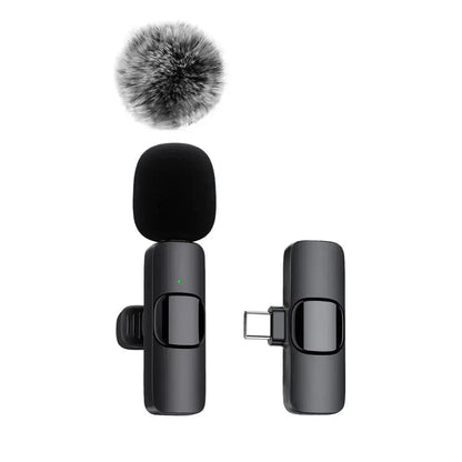 Mini Mic Pro Lavalier Wireless Microphones With Noise Cancelling